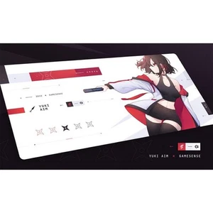 Tapis de souris radar Gamesense Yuki Aim Gamesense limité comme neuf - Photo 1/3