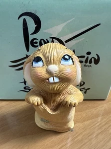 Pendelfin Rabbit Figurine Vintage Hoppy Handpainted In England In Box - Picture 1 of 2