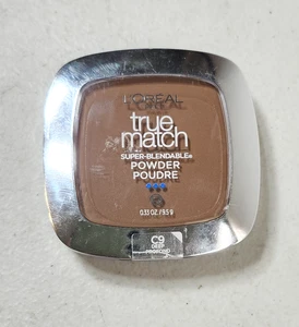 L'oreal Paris True Match Super Blendable Powder Foundation C9 Deep NEW - Picture 1 of 4