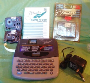 BROTHER Model PT-300 THERMAL PRINTER + ACCY'S Tested A/C CORD Instr. Manual XLNT - Picture 1 of 10