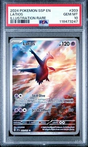 Latios 203/191 Sv08: Surging Sparks Holo GEM PSA 10 - Picture 1 of 3