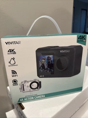 Vivitar 4K Ultra HD Action Camera DVR924-BLK *New in Box* - Image 1 of 3