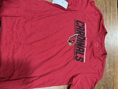 Camiseta mediana roja de los Arizona Cardinals para hombre ropa del equipo de la NFL nueva con etiquetas Foto 1 de 3