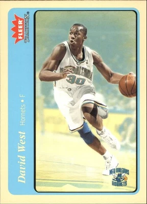 2004-05 Fleer Tradition azul #38 David West - BSK Foto 1 de 2
