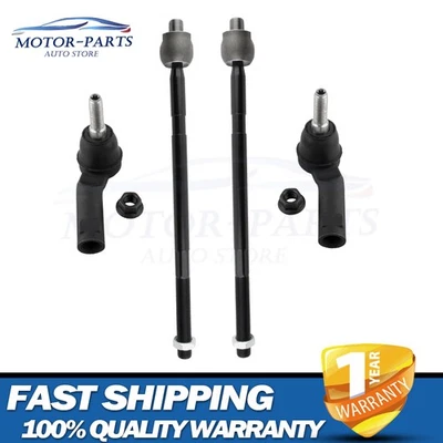 Front Inner & Outer Tie Rod Ends Kit for 2015 2016 2017 Chrysler 200 Dodge Dart Foto 1 de 4