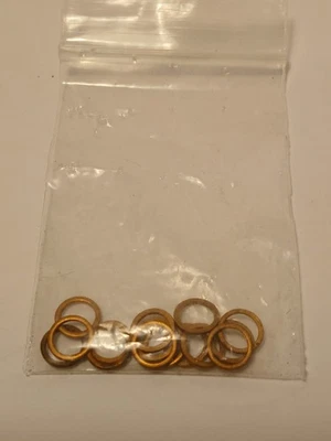 15 pcs Model Engine Std 1/4" thread Glow Plug Washer Gasket Shim K&B FOX    m001 - Image 1 of 2