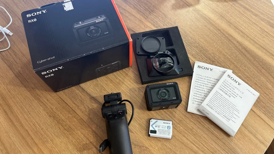 Sony RX0 1-inch Sensor Ultra-Compact Waterproof Camera Bundle Pack With Box #27 - Image 1 of 4