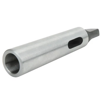 Adaptador reductor de cono manguito de taladro plateado alta dureza resistencia al desgaste MT3 a Foto 1 de 4