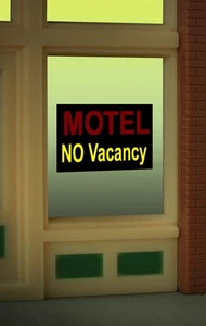 Miller Engineering 8975 Motel Window Sign - Picture 1 of 1