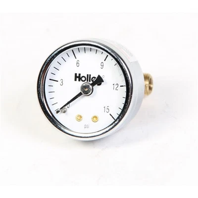 Holley 26-500 Mechanical Fuel Pressure Gauge, 0 - 15 PSI - Image 1 of 4