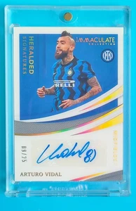 2021 Immaculate Inter Milan Arturo Vidal Heralded Auto 9/25 No parallel - Picture 1 of 2