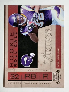 2010 Playoff Contenders Rookie Roll Call #19 Toby Gerhart - Picture 1 of 2