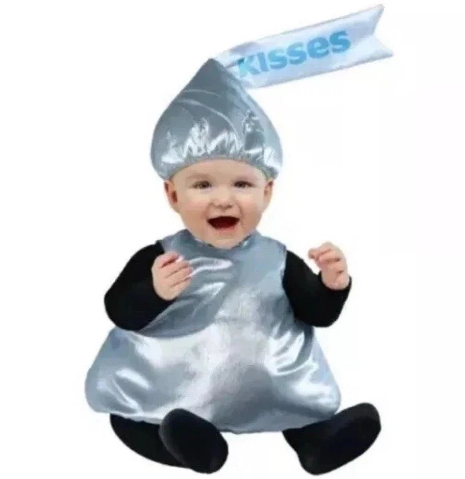 Hershey Kiss Bebé Bebé Bebé 6-12 Meses Caramelo Halloween Disfraz Chocolate 6-12M Foto 1 de 4