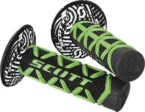 Diamond MX Grips Green/Black 7/8" Scott 219626-1089 - Picture 1 of 2