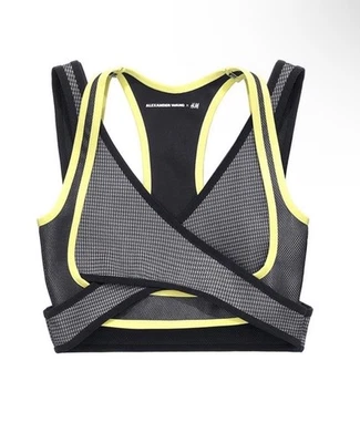 Alexander Wang x H&M Wrap Sports Bra Workout Top Size 6 - Image 1 of 4