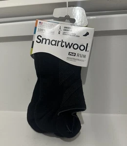 Smartwool Unisex PhD Run Light Elite Micro Socks Large Black Grey Men’s Women’s - Picture 1 of 6