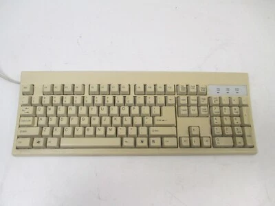 Vintage Chicony KB-2961 Wired PS/2 Keyboard Beige - Image 1 of 4