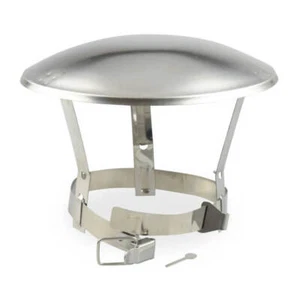 Schornsteinhaube Universell Ø wählbar aus Edelstahl Schornsteinhaube - Bild 1 von 29