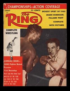 VINTAGE: FEBRUARY 1961 THE RING MAGAZINE ~ BOXING "ANNUAL ISSUE"