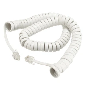 Home Telephone Cable-Curly 2m RJ10 to RJ10 - Picture 1 of 1