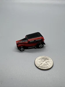 Micro Machines Insiders ‘32 Ford Chopped Custom Red/Orange, White, Galoob RARE! - Picture 1 of 5