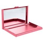 Pink Aluminum Business Card Case with Credit Holder