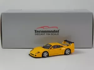 Tecnomodel Ferrari F40 LM yellow silver wheels press version 1996 1/64 TM64-01B - Bild 1 von 5