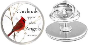 Red Cardinal Bird Jewelry Cardinal Pin Brooch Christmas Cardinal Red Cardinal - Picture 1 of 2