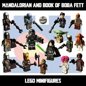 LEGO Mandalorian Book Minifigure Boba Fett Star Wars Grogu 75326 Palace Beskar - Picture 1 of 90