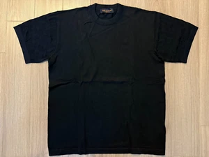 Louis Vuitton Short Sleeved Cotton Crewneck tee shirt dark night blue sz M - Picture 1 of 3