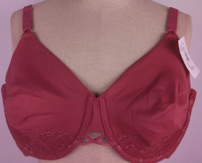 Sujetador con aros Vanity Fair 76571 rosa suavizante espalda radiante talla 42 C - Nuevo Foto 1 de 4