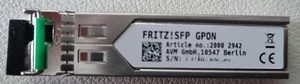AVM Fritz! SFP GPON Glasfaser Modul 5530 5590 (20002942) von Händler ⭐⭐⭐⭐⭐ - Bild 1 von 1
