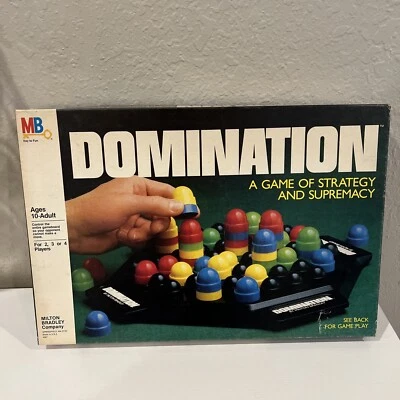 JUEGO DE MESA DOMINATION 1982 VINTAGE MILTON BRADLEY RETRO AÑOS 80 ENVÍO GRATUITO 4207 RARO Foto 1 de 4