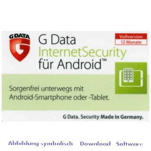 G DATA Mobile Internet Security 1-Gerät  1-Jahr DEUTSCH Android / KEY - Bild 1 von 1