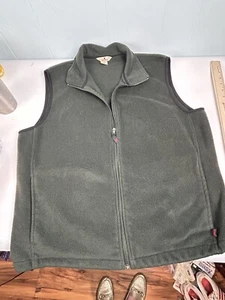 Woolrich Herren Forest GreenFleece Full Zip Weste / Größe L - Bild 1 von 5