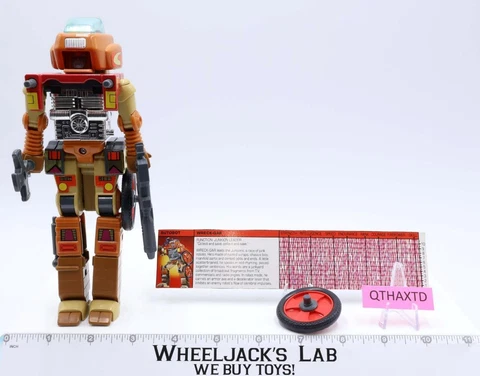 Wreck-Gar 100% Complete NEAR MINT Vintage 1986 G1 Transformers Action Figure Cover