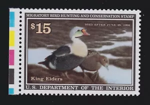 US RW58 $15 Federal Duck Stamp Mint w/ PSE '98' Cert Superb OG NH SMQ $175 (004) - Picture 1 of 3