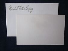 MARSHALL FIELD'S Silver/Gold/Gray Gift Envelope & Blank Card 3.625" x 2.375" NEW