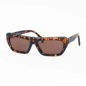 Alain Mikli A0 5053 Armitage 002/73 Teal Brown Tortoise Shield Sunglasses - Picture 1 of 11