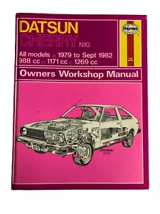 Datsun Cherry N10 Haynes Service Repair Workshop Manual 988cc 1171cc 1269cc - Picture 1 of 9