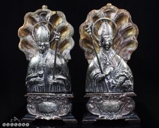 18th Century German Silver Reliquary Type Saint Busts