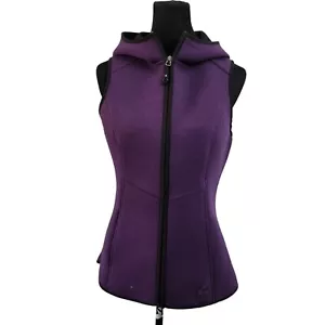 Chaleco con Capucha Gerry Completo con Cremallera Para Mujer Talla Pequeña Bolsillos Púrpura Senderismo Aire Libre - Imagen 1 de 10