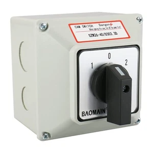 Baomain Universal Rotary Changeover Switch SZW26-40/D303.3D with Master Switc... - Picture 1 of 7