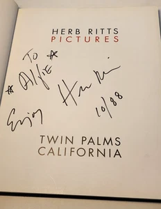 1988 HERB RITTS PICTURES SIGNED ! FASHION PHOTOGRAPHY ICONIC IMAGES - Bild 1 von 11