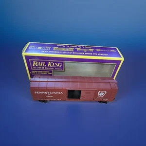 Vintage MTH Rail King MT-7400 Pennsylvania Box Car - O Gauge New In Box - Picture 1 of 11
