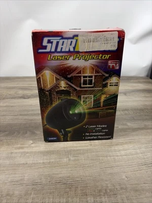 Proyector láser de acción StarTastic Navidad 2 modos luces de casa 3d. NUEVO Foto 1 de 4