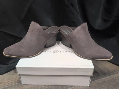 Zapato Chinese Laundry Mujer Arrugado Mule, Marrón Talla 11 Foto 1 de 4