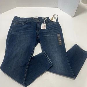 Jessica Simpson Kiss Me Super Skinny Dark Wash Jeans Gr. 18 - Bild 1 von 7