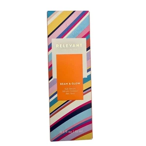 RELEVANT Beam & Glow Hydrating Eye Serum For Dark Circles, Puffiness 0.5 fl oz - Picture 1 of 5