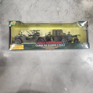 Unidad de Patrulla Terrestre World Peace Keepers con Figuras Nuevo Sellado Cm SH - Imagen 1 de 5